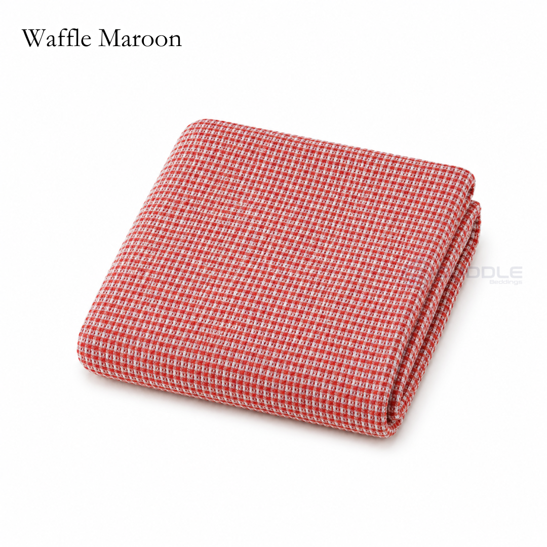 Bamboo Waffle Cooling Throw Blanket