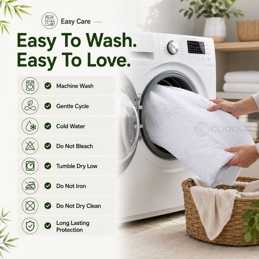 Premium Bamboo Waterproof Mattress Protector