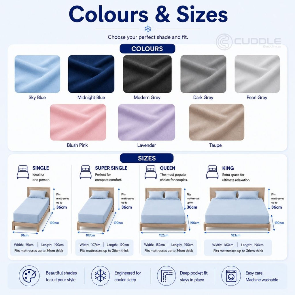 Super Cool 2.0 Fitted Sheet / Fitted Sheet Set