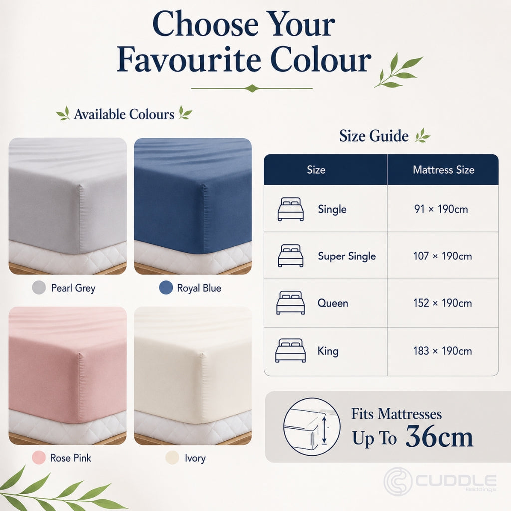 Bamboo Cool 2.0 Fitted Sheet / Fitted Sheet Set