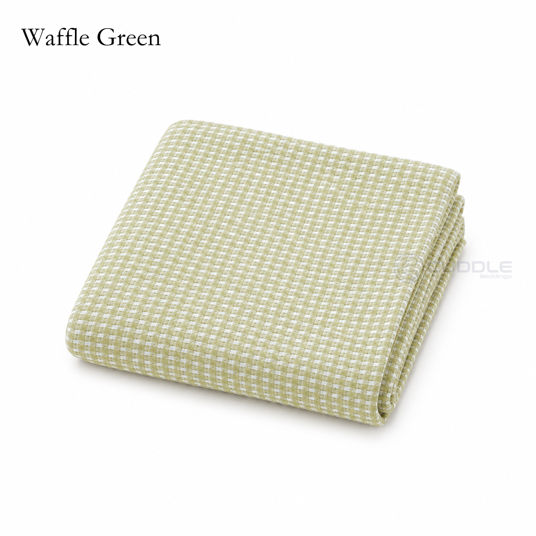 Bamboo Waffle Cooling Throw Blanket