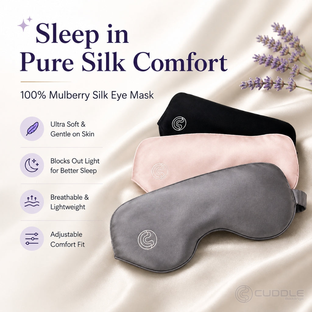 Mulberry Silk Weighted Eye Mask