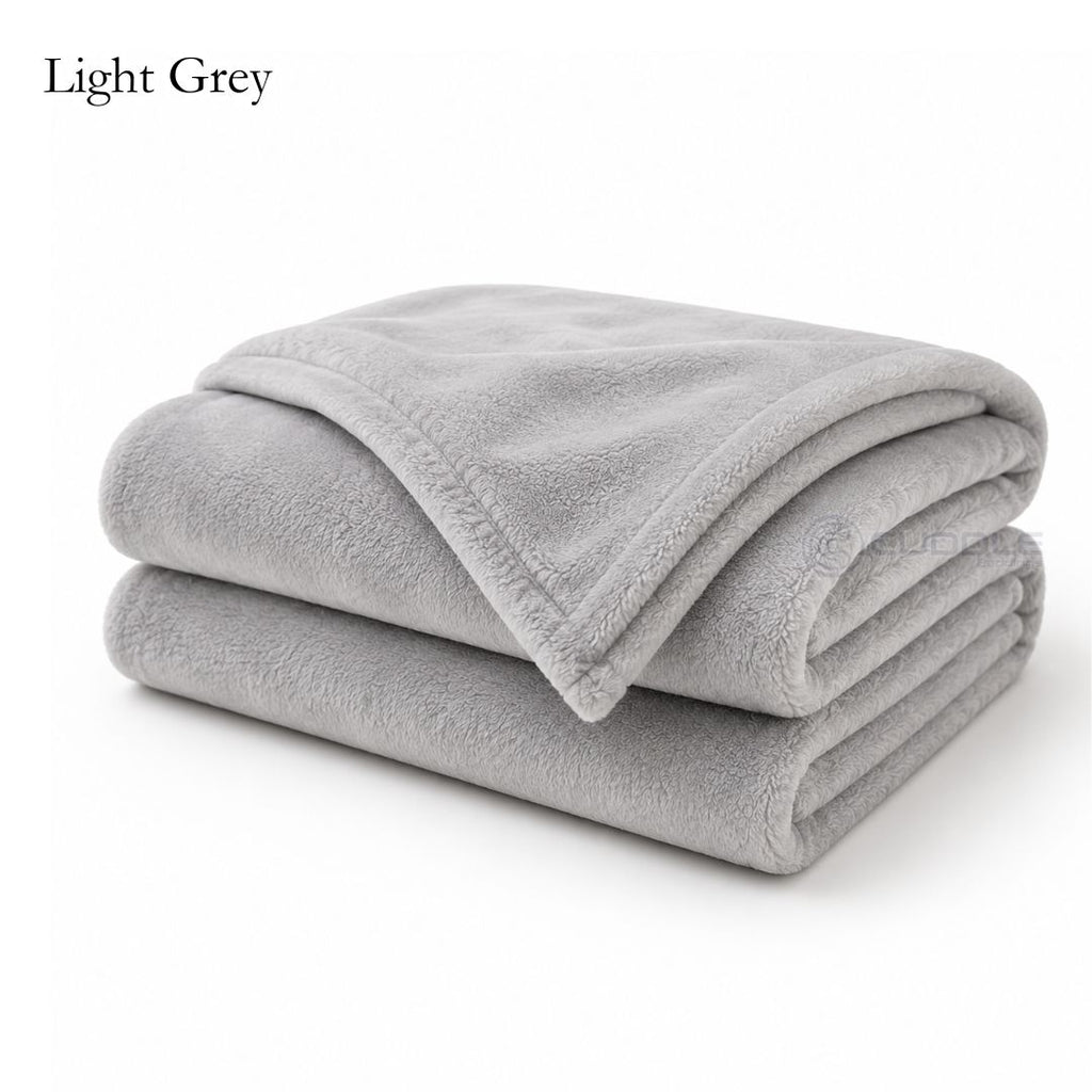 Coral Fleece Flannel Blanket