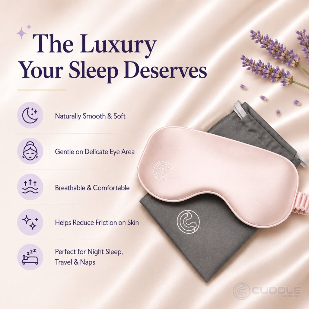Mulberry Silk Weighted Eye Mask