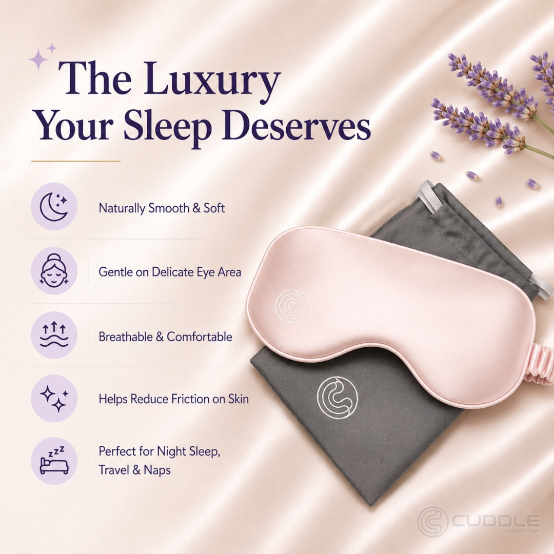 Mulberry Silk Weighted Eye Mask
