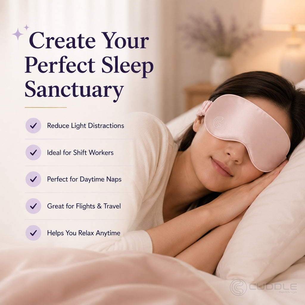 Mulberry Silk Weighted Eye Mask