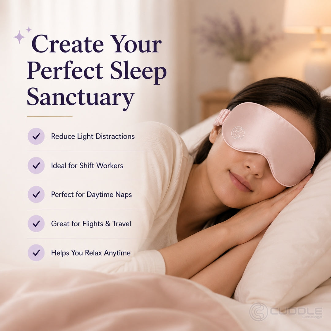 Mulberry Silk Weighted Eye Mask