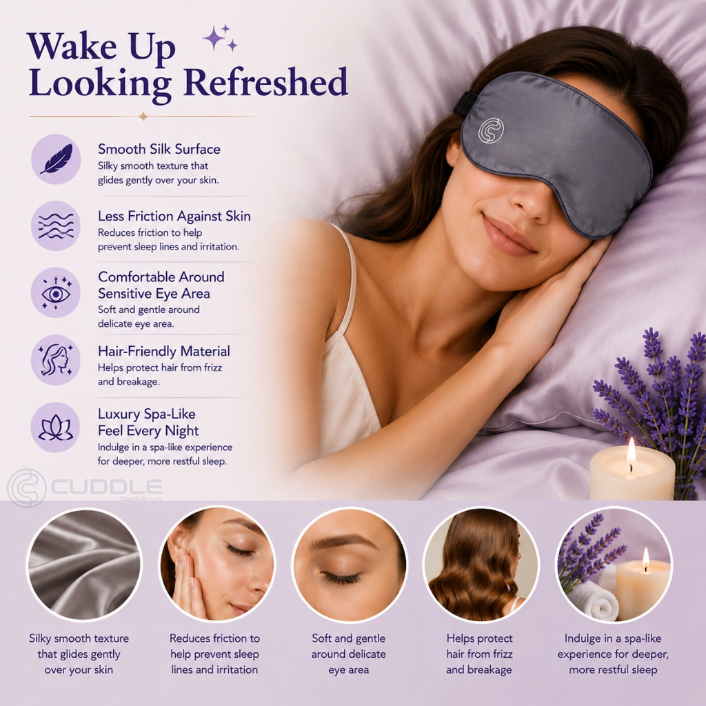Mulberry Silk Weighted Eye Mask