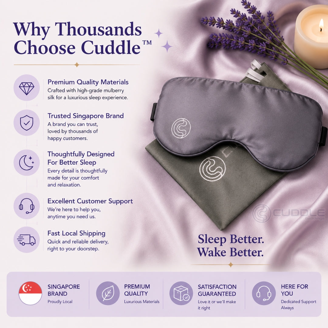 Mulberry Silk Weighted Eye Mask