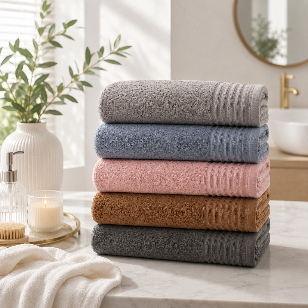 Premium Bamboo Hand & Bath Towel