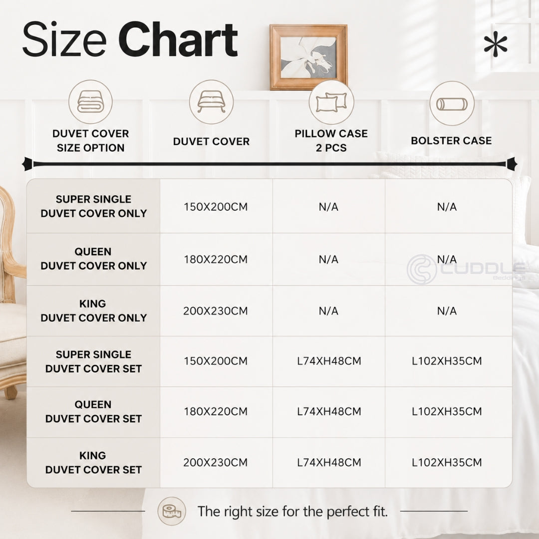 Bamboo 270° 3-Sided Zipper Duvet Cover