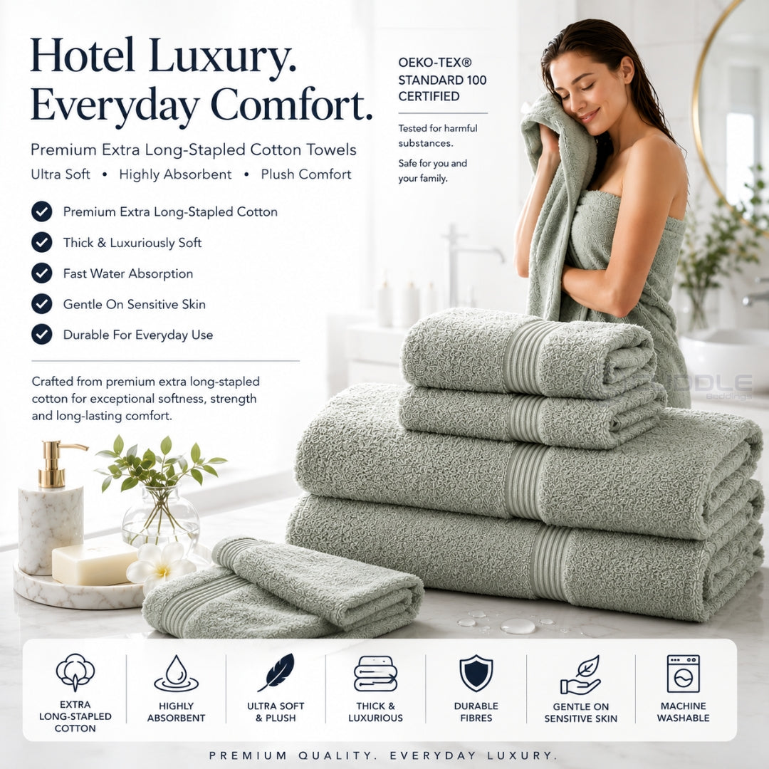 Extra Long-Stapled Cotton Bath Towel / Hand Towel