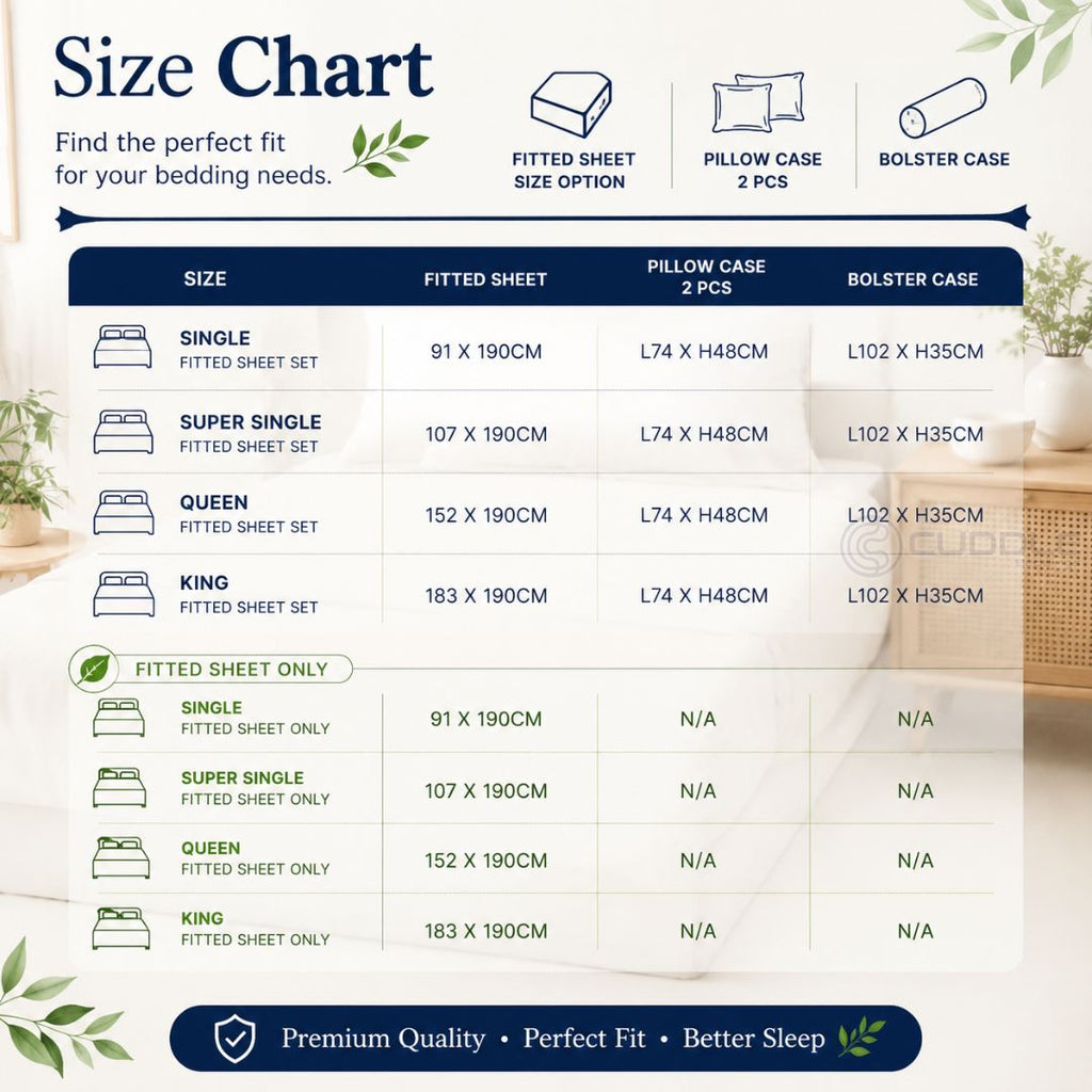 Bamboo Cool 2.0 Fitted Sheet / Fitted Sheet Set