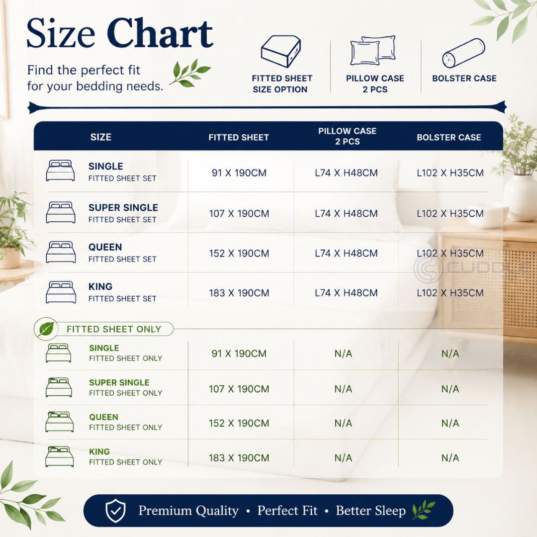 Bamboo Cool 2.0 Fitted Sheet / Fitted Sheet Set