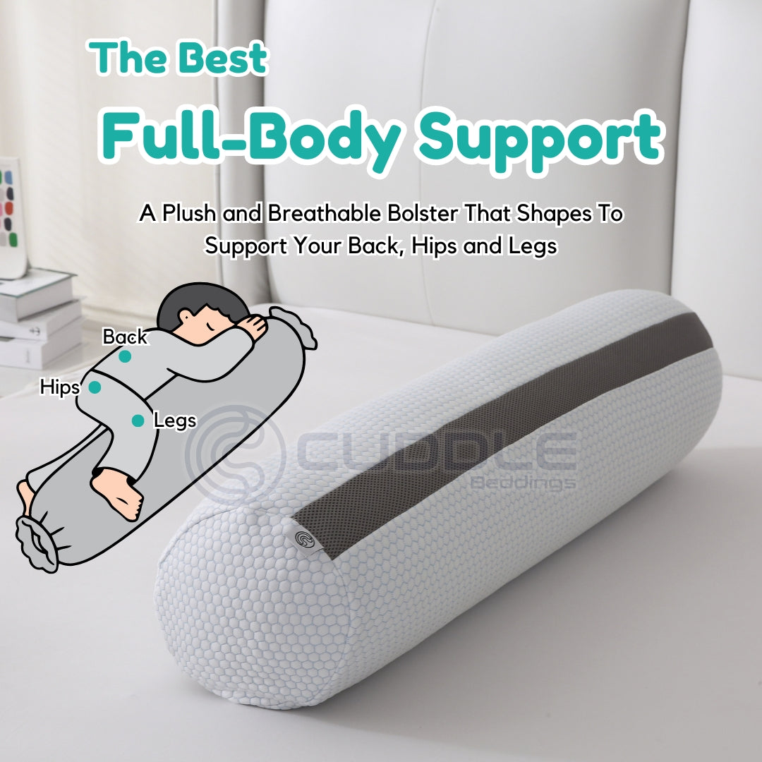 Cooling Shredded Memory Foam Bolster / Adjustable Firmness