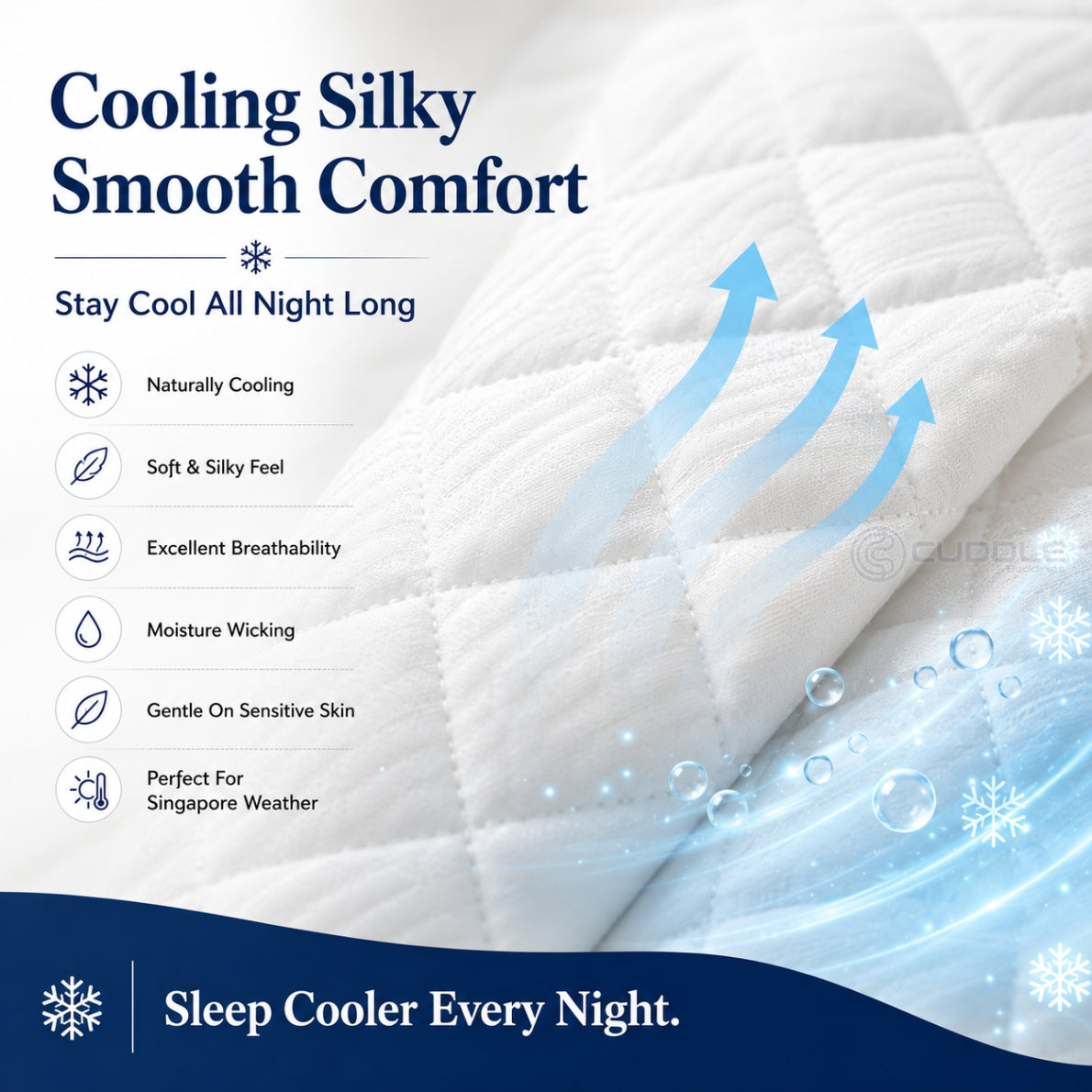 Cooling Waterproof Mattress Protector