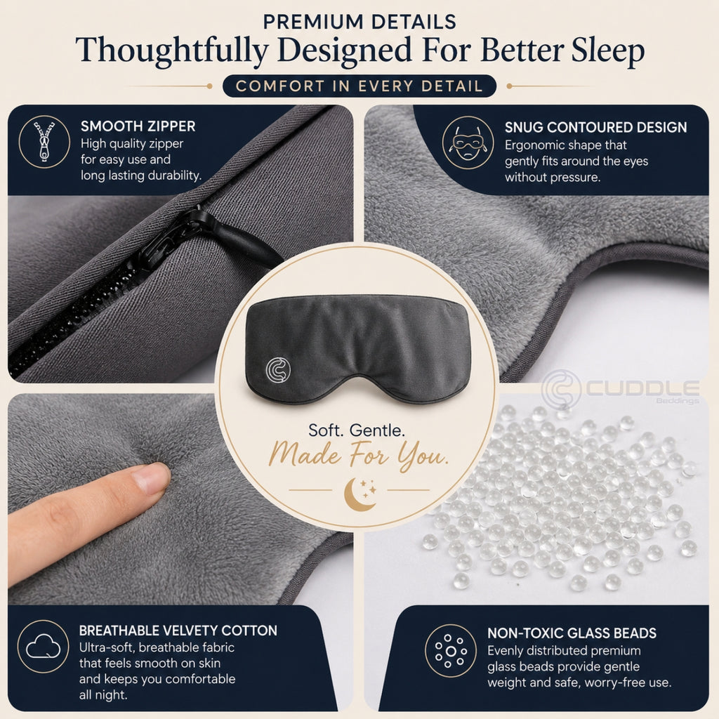 Weighted Eye Mask