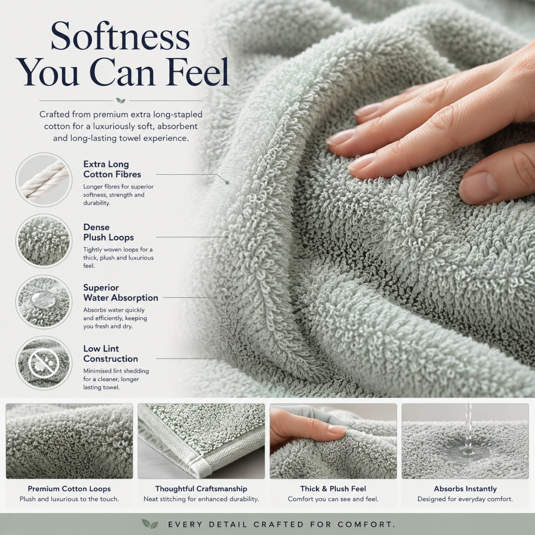 Extra Long-Stapled Cotton Bath Towel / Hand Towel