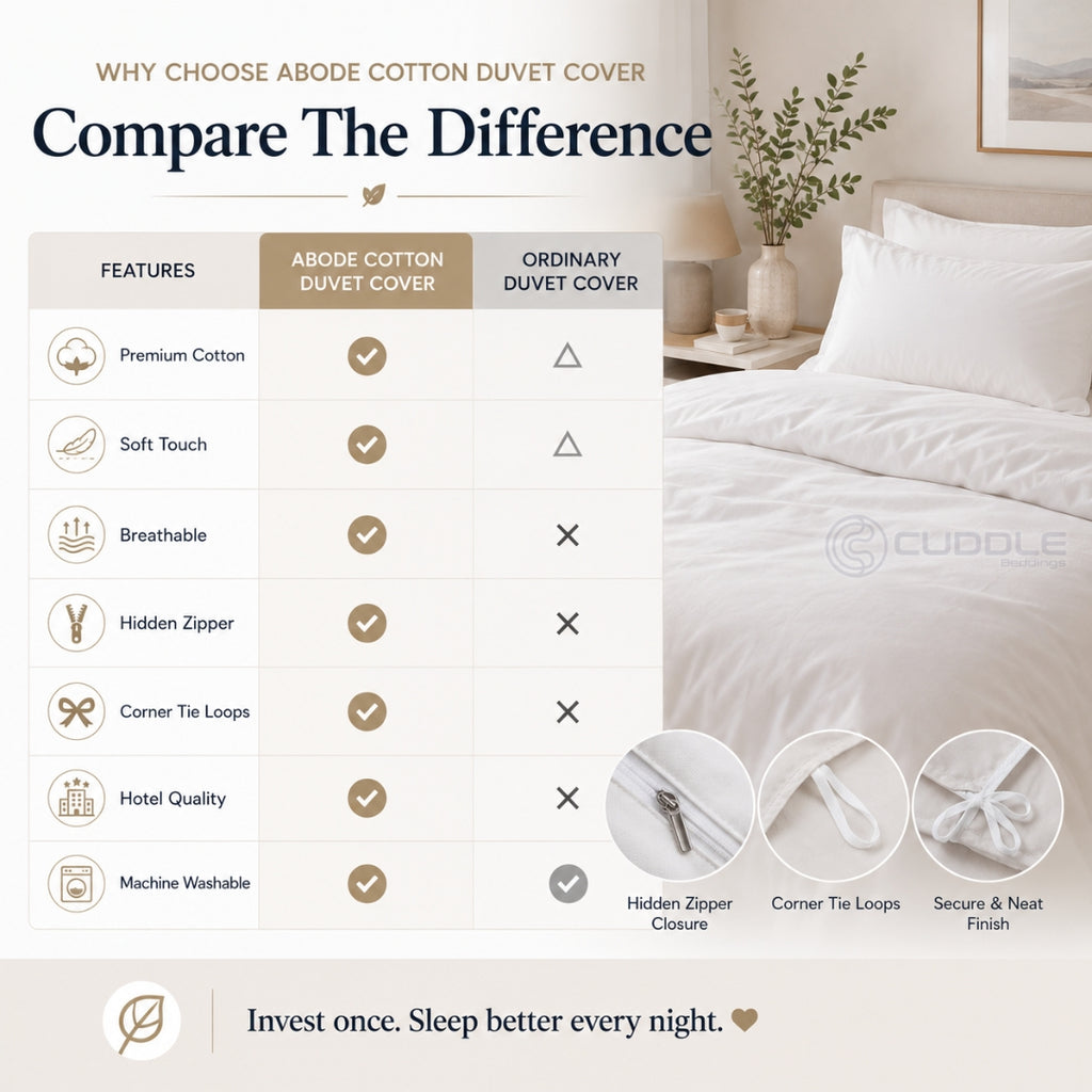 ABODE Premium Cotton Duvet Cover