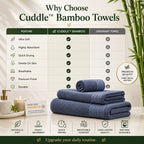 Premium Bamboo Hand & Bath Towel