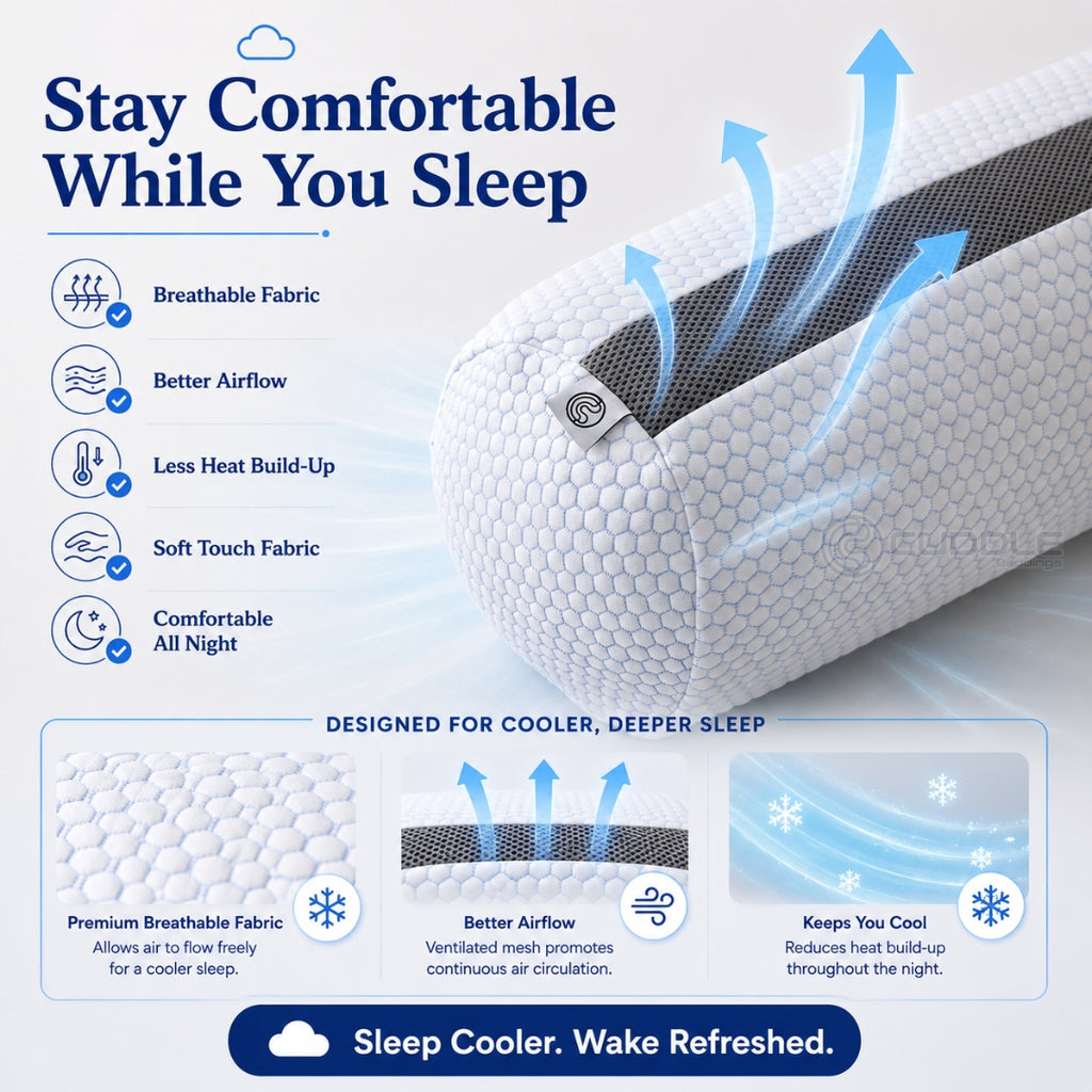 Cooling Shredded Memory Foam Bolster / Adjustable Firmness