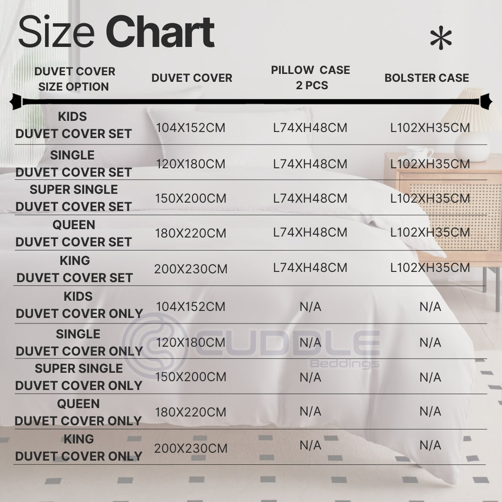 Cool 2.0 Pure Bamboo Fiber Duvet Cover / Duvet Cover Set