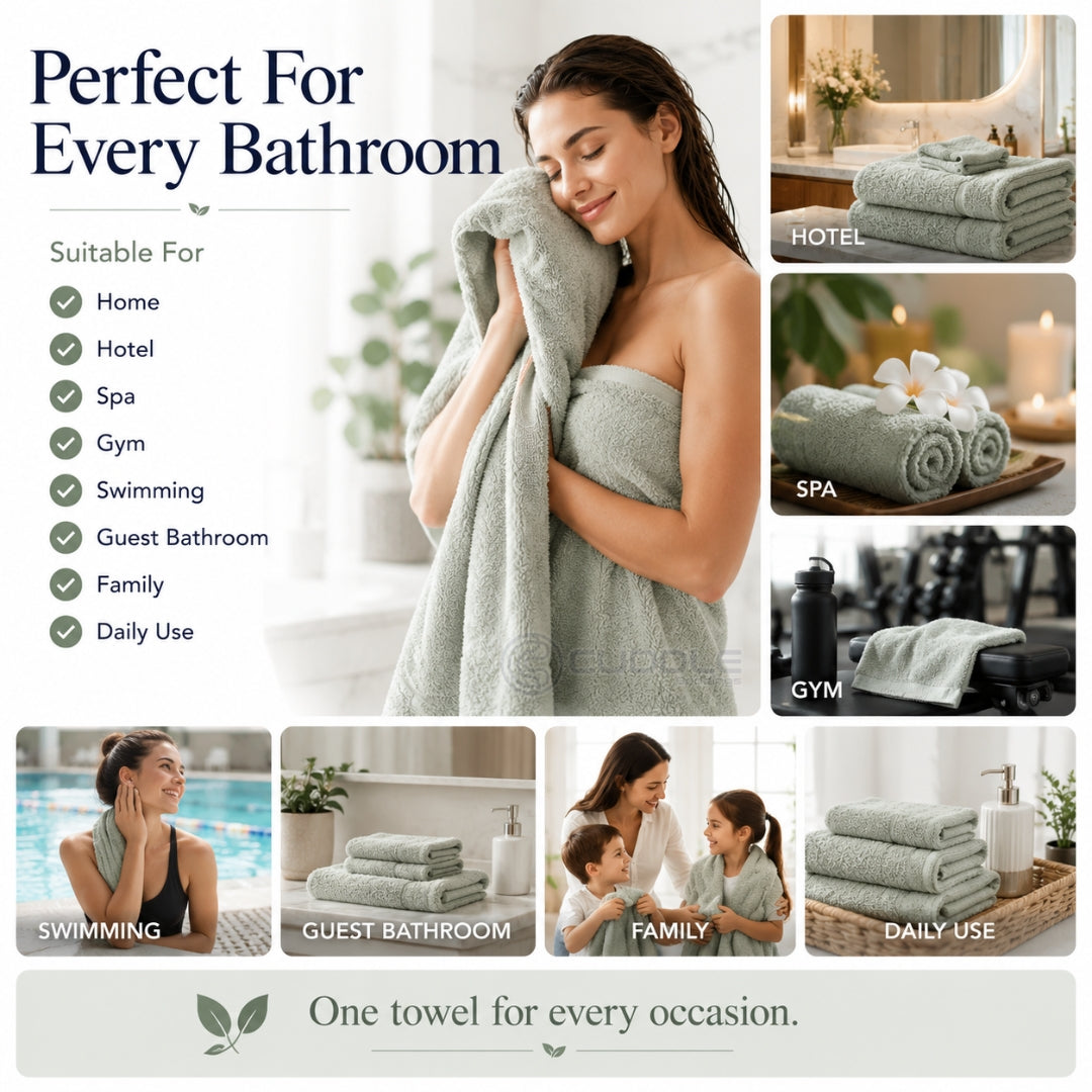 Extra Long-Stapled Cotton Bath Towel / Hand Towel