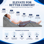 7-in-1 Adjustable Bed Wedge Pillow