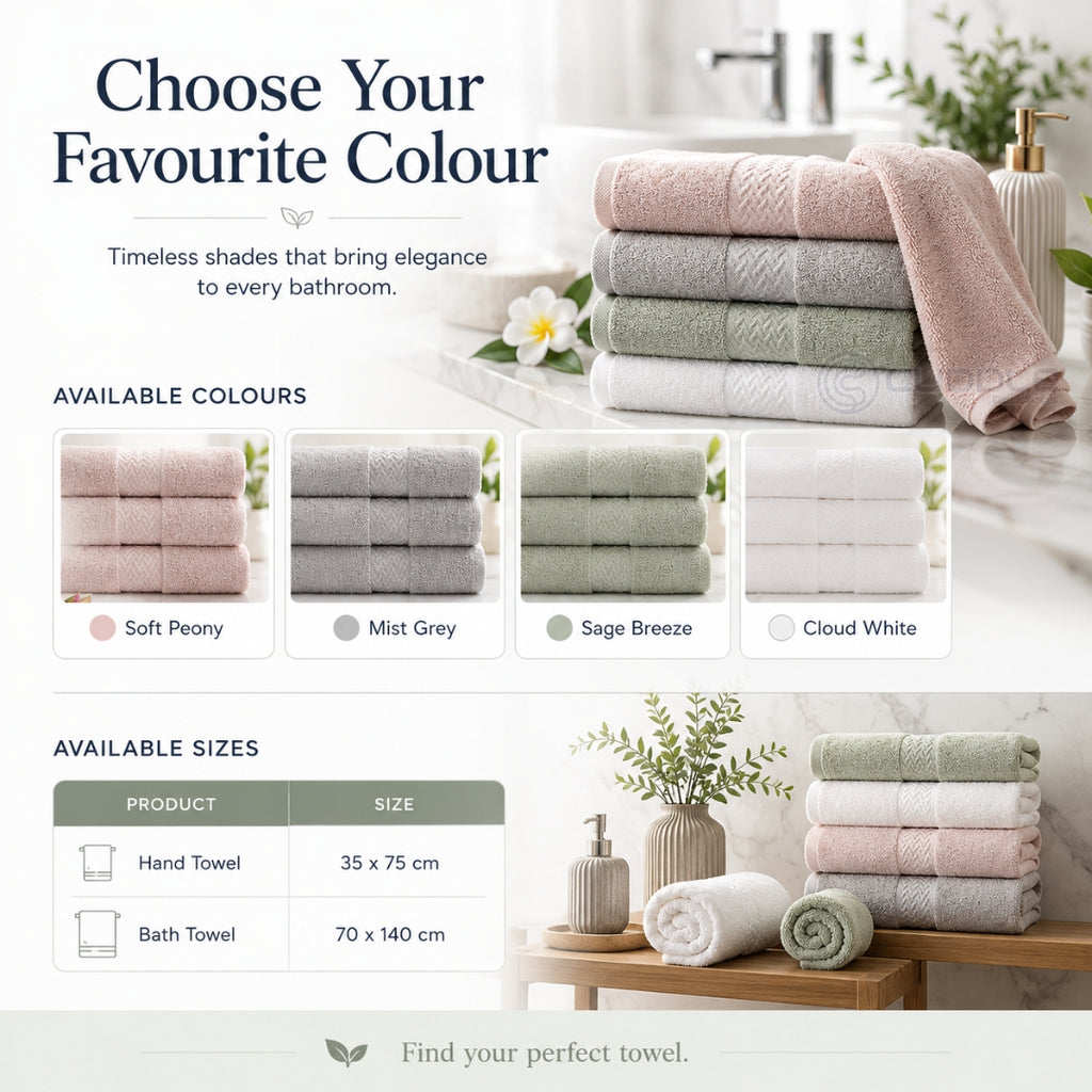 Extra Long-Stapled Cotton Bath Towel / Hand Towel