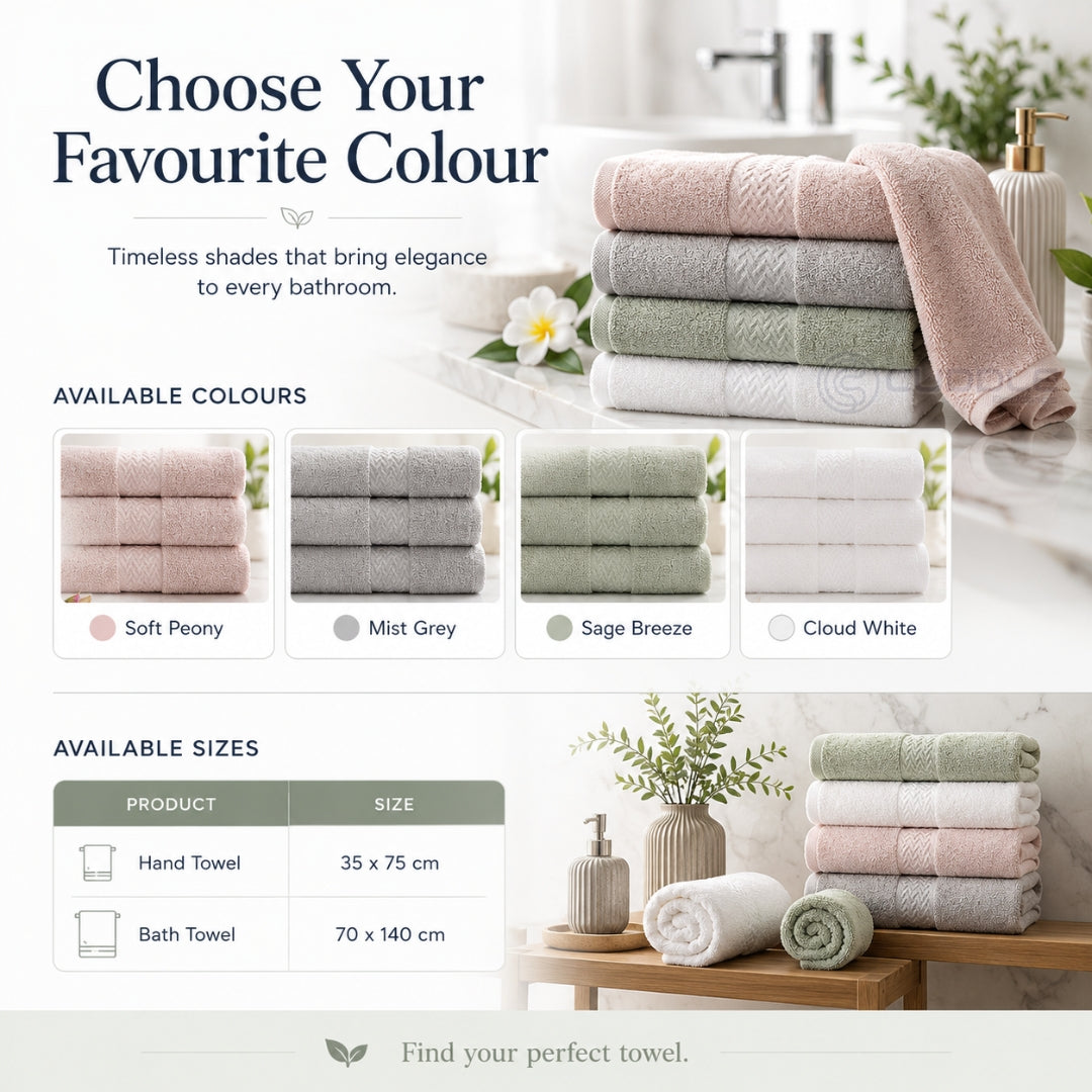 Extra Long-Stapled Cotton Bath Towel / Hand Towel