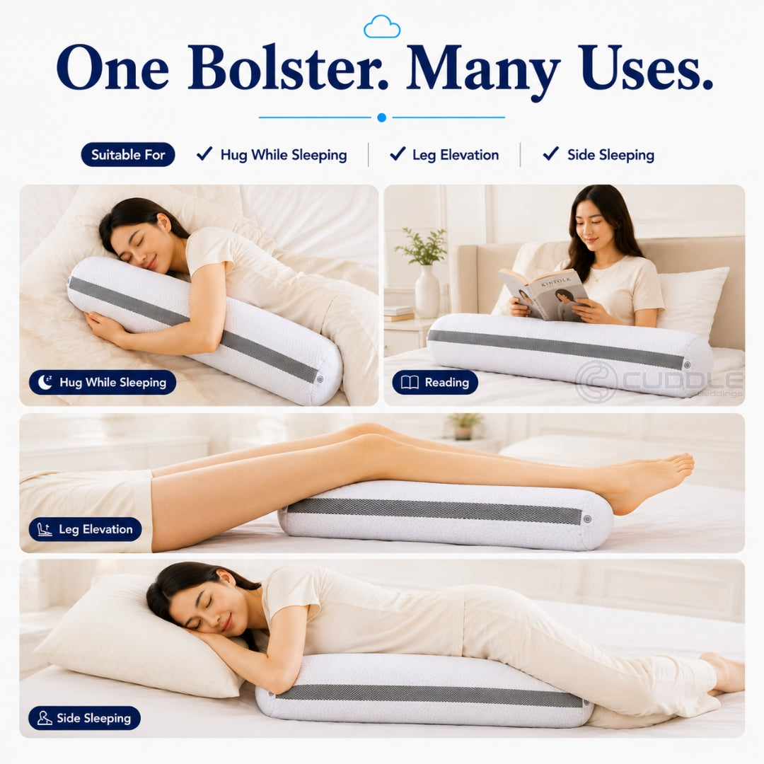 Cooling Shredded Memory Foam Bolster / Adjustable Firmness