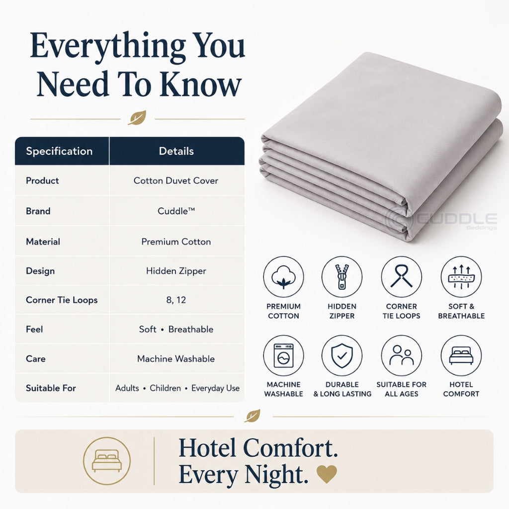 ABODE Premium Cotton Duvet Cover