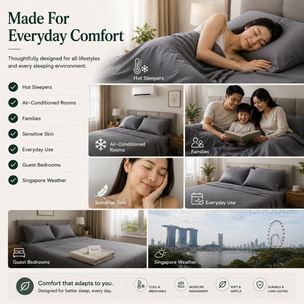 Tencel™ Lyocell Fitted Sheet / Fitted Sheet Set