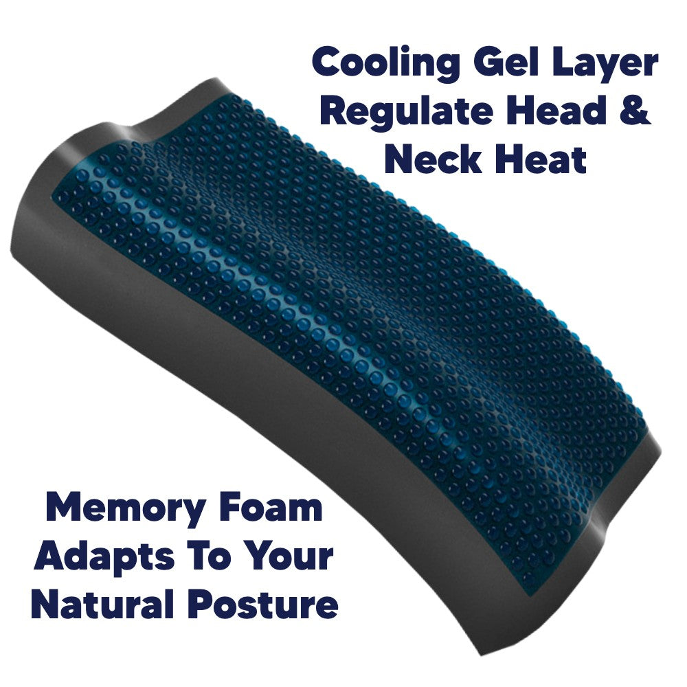 Bamboo Charcoal Cooling Gel Memory Foam Pillow