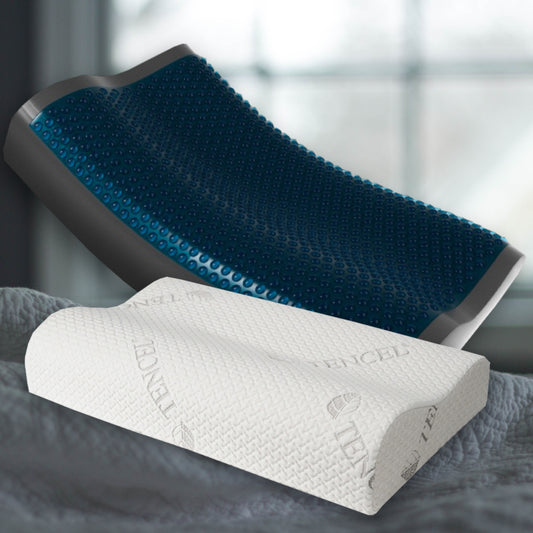 Bamboo Charcoal Cooling Gel Memory Foam Pillow
