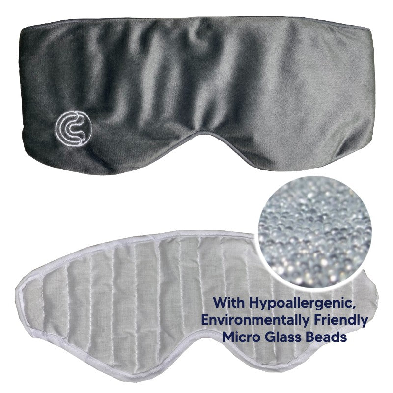 Deluxe Set - Cool 2.0 Bamboo Fiber Weighted Blanket & Duvet Cover Set & Weighted Lap Pad & Weighted Eye Mask